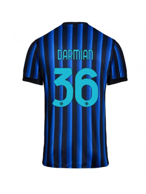 Inter Milan Matteo Darmian #36 Replika Hemmakläder 2025-26 Kortärmad Inter Milan Matteo Darmian #36 Replika Hemmakläder 2025-26 Kortärmad